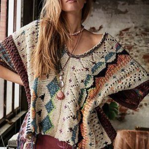 NWT- Free People "Hidden Gem Poncho"